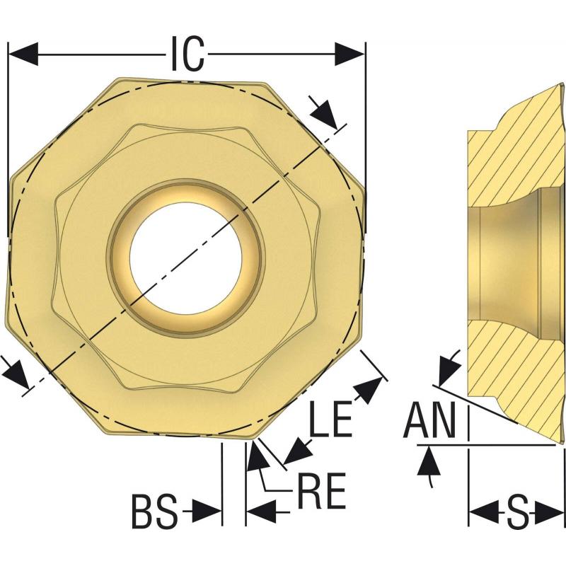 OFMT070405TR-M15 F40M Destičky (VBD) pro čelní frézy Octomill   • Vtools.cz