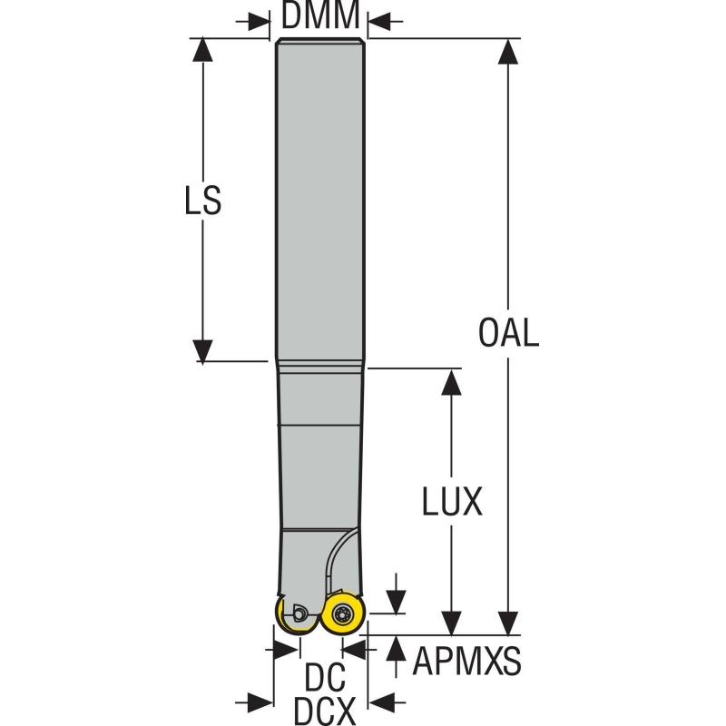 R217.29-1616.0-04.2.050 Fréza (těleso) kopírovací • Vtools.cz
