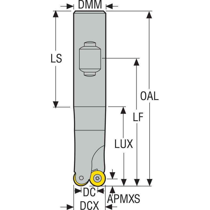 R217.29-1616.3-04.2.040 Fréza (těleso) kopírovací • Vtools.cz