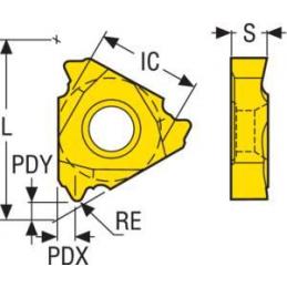16NR10APIRD CP500 Destičky (VBD) pro soustružení závitů • Vtools.cz