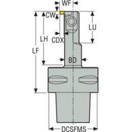 C4-CGER-11065-1303 Držák pro soustružení, Seco-Capto  • Vtools.cz
