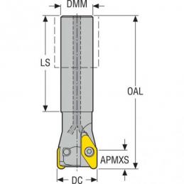 R217.97-01.25-0-V22.2A Fréza (těleso) kopírovací • Vtools.cz