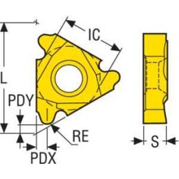 16NR8RD CP500 Destičky (VBD) pro soustružení závitů • Vtools.cz