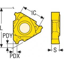 16NR8STACME CP500 Destičky (VBD) pro soustružení závitů • Vtools.cz