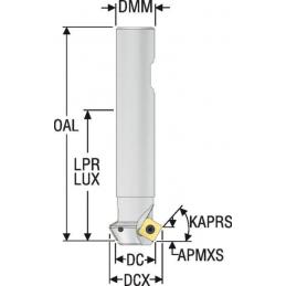R215.39-00.750-3 Fréza (těleso) ISO  • Vtools.cz