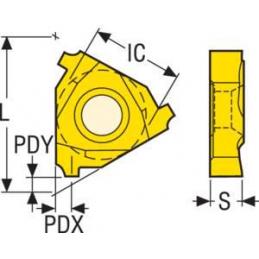 22NR5BUT2.5 CP500 Destičky (VBD) pro soustružení závitů • Vtools.cz