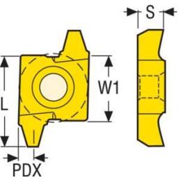 26NR9.0TR CP500 Destičky (VBD) pro soustružení závitů • Vtools.cz
