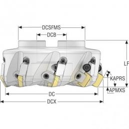 R220.60-0100-19-6CM Fréza (těleso) • Vtools.cz