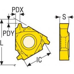 27EL4ACME CP500 Destičky (VBD) pro soustružení závitů • Vtools.cz