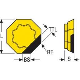 OFEN070405FN-M09 PCD20 Destičky (VBD) pro frézování PCD • Vtools.cz