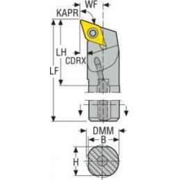 A16Q-SDQCR07 Držák pro soustružení • Vtools.cz