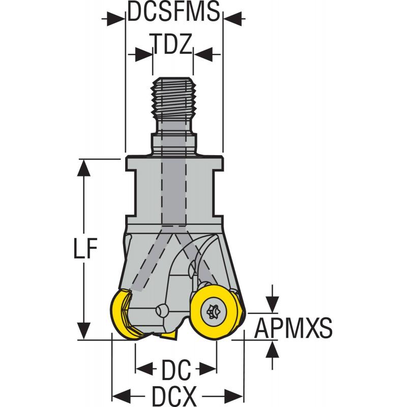 R217.29-1.00-12RE-03.5A Fréza (těleso) kopírovací • Vtools.cz