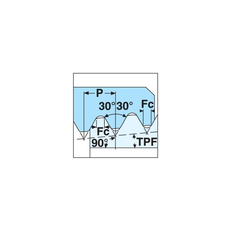 27NR3H90 CP500 Destičky (VBD) pro soustružení závitů • Vtools.cz