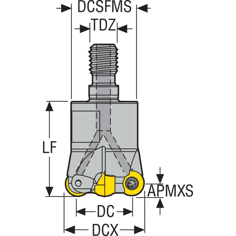 R217.29-1225.RE-04.3A Fréza (těleso) kopírovací • Vtools.cz