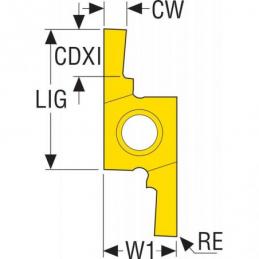 12ER2.24FD CP500 Destičky (VBD) pro soustružení zápichů • Vtools.cz