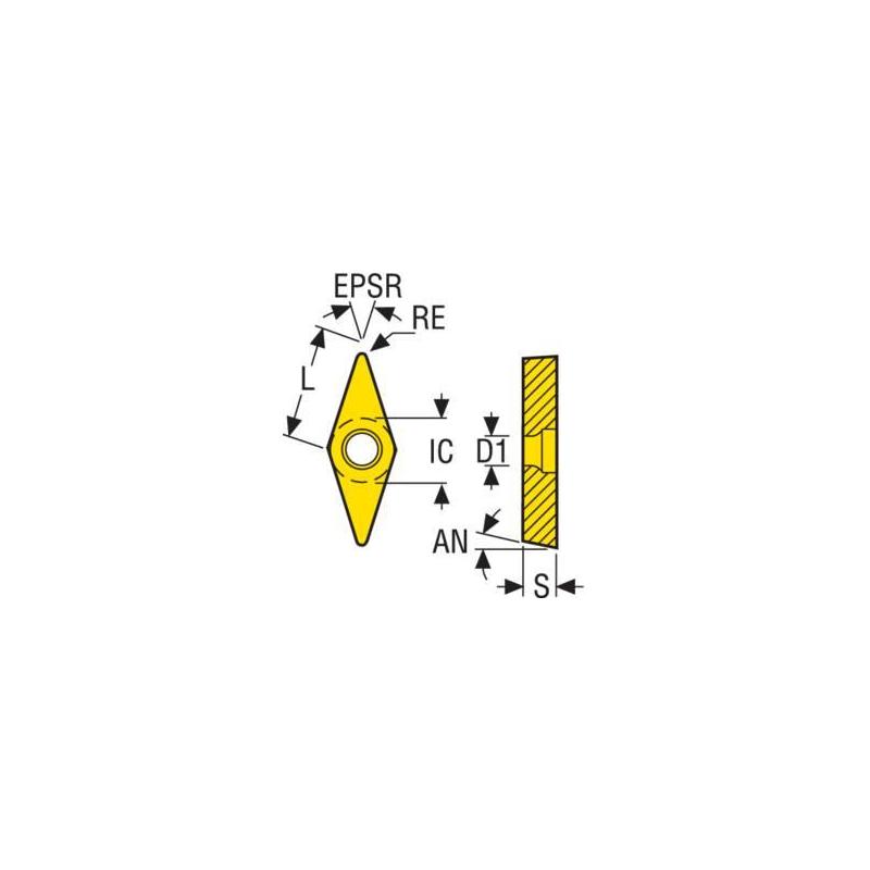 VBMT160408-F1 CP200 Destičky (VBD) pro soustružení ISO-S • Vtools.cz