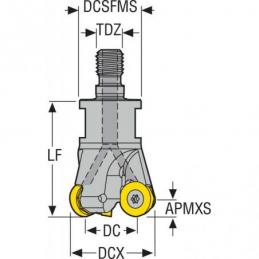 R217.29-1225.RE-03.5A Fréza (těleso) kopírovací • Vtools.cz