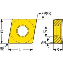 CCGT09T301-F1 CP500 Destičky (VBD) pro soustružení ISO-S • Vtools.cz
