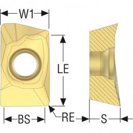 XOEX180608ZZR-M10 F40M Destičky (VBD) pro rohové frézy Turbo   • Vtools.cz