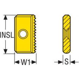 25NM16UN CP500 Destičky (VBD) pro frézování závitů • Vtools.cz