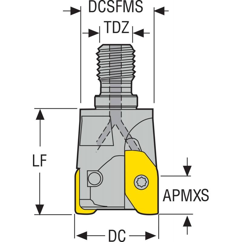 R217.97-1225.RE-X12.2A Fréza (těleso) kopírovací • Vtools.cz