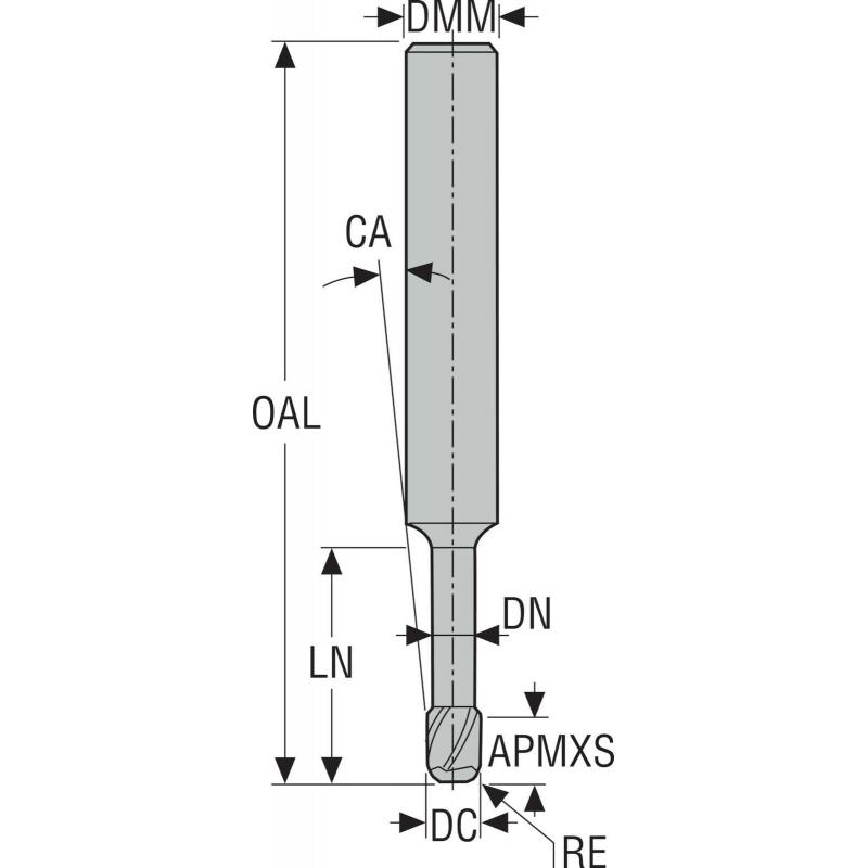 410ML040R050-MEGA-T Fréza monolitní karbidová Jabro Tornado  • Vtools.cz