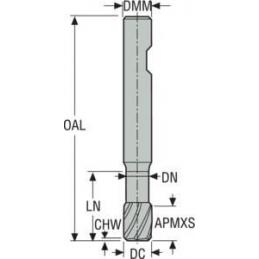 170080-MEGA-64 Fréza monolitní karbidová Jabro HPM  • Vtools.cz