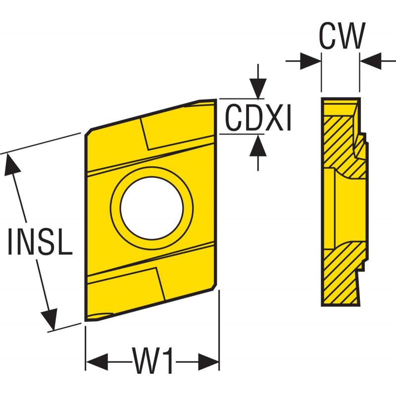 R335.15-13265FG-M10 F40M Destičky (VBD) pro frézování • Vtools.cz