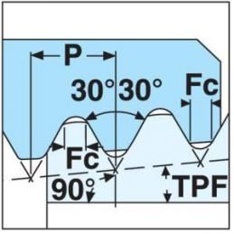 22NR4PAC CP500 Destičky (VBD) pro soustružení závitů • Vtools.cz