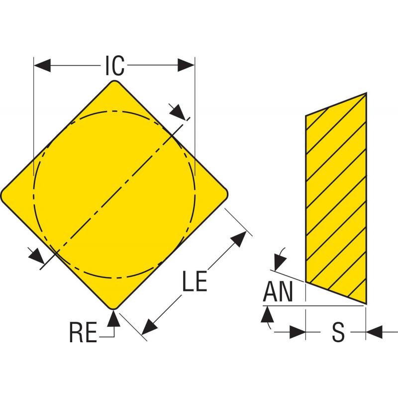 SENN120308T-M12 F40M Destičky (VBD) pro frézování • Vtools.cz