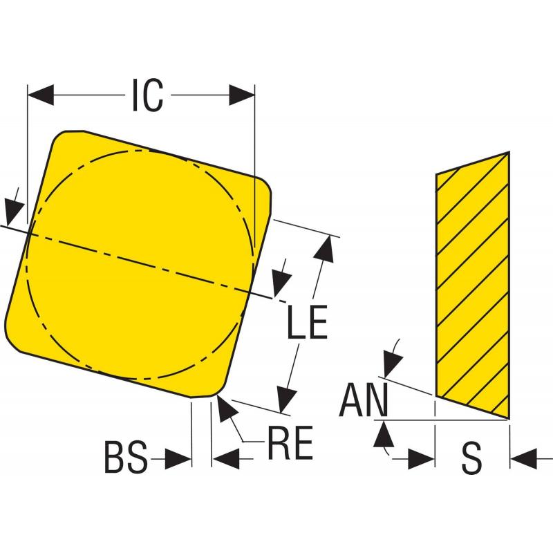 SPKR1203EDTR-ME12 F40M Destičky (VBD) pro frézování ISO   • Vtools.cz