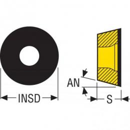RDHW0803M0S-01030-LF CBN200 Destičky (VBD) pro frézování CBN pájené • Vtools.cz