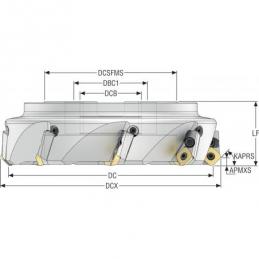 R220.53-8160-15-10C Fréza (těleso) Quattromill pro čelní frézování  • Vtools.cz