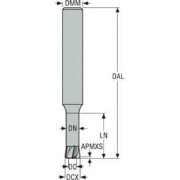 980020-MEGA Fréza monolitní karbidová Jabro HFM  • Vtools.cz