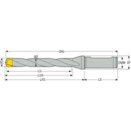 SD107-22.00/23.99-175-1000R7 Vrták korunkový Crownloc  • Vtools.cz