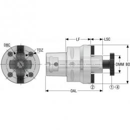 C8-391.5525-40055 Upínač Seco-Capto  • Vtools.cz