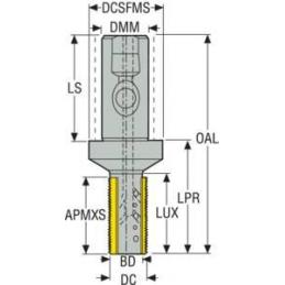 R396.19-2530.3S-4005-3AM Fréza závitová destičková (pro VBD) • Vtools.cz