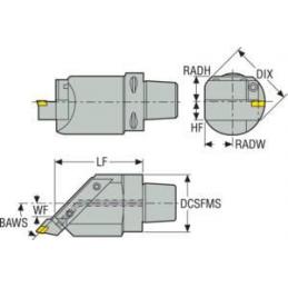 C8-ASHR45-50135-32 Držák pro soustružení, Seco-Capto  • Vtools.cz