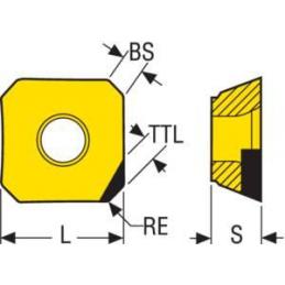 SEEX09T3AFFN-L1 PCD20 Destičky (VBD) pro frézování PCD • Vtools.cz