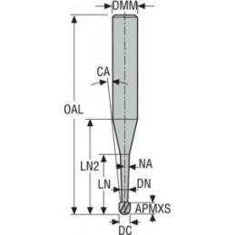 413ML005TN-MEGA-T Fréza monolitní karbidová Jabro Mini  • Vtools.cz