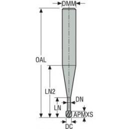 116L012TN-MEGA-64-T Fréza monolitní karbidová Jabro Mini  • Vtools.cz