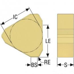 TNGN1604PNE CBN200 Destičky (VBD) pro frézování CBN monolitní • Vtools.cz