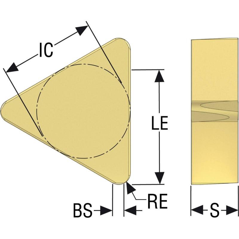 TNGN1604PRS CBN200 Destičky (VBD) pro frézování CBN monolitní • Vtools.cz