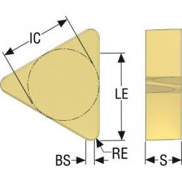 TNGN1103PRS CBN200 Destičky (VBD) pro frézování CBN monolitní • Vtools.cz