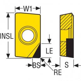 XOEX060204FR PCD05 Destičky (VBD) pro frézování PCD • Vtools.cz