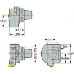 C8-ASHA-55085-20-A Držák pro soustružení, Seco-Capto  • Vtools.cz