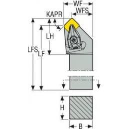 DSSNR3225P12-C Držák pro soustružení • Vtools.cz