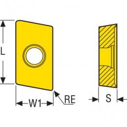 XCMX13T308TR-M11 MP1500 Destičky (VBD) pro frézování XC..   • Vtools.cz