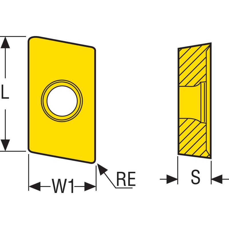 XCMX13T308TR-M11 MP1500 Destičky (VBD) pro frézování XC..   • Vtools.cz