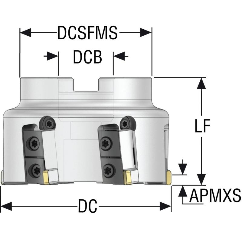 R220.68-0063-T11C-4 Fréza (těleso) pro destičky (VBD) z pokročilých materiálů  • Vtools.cz